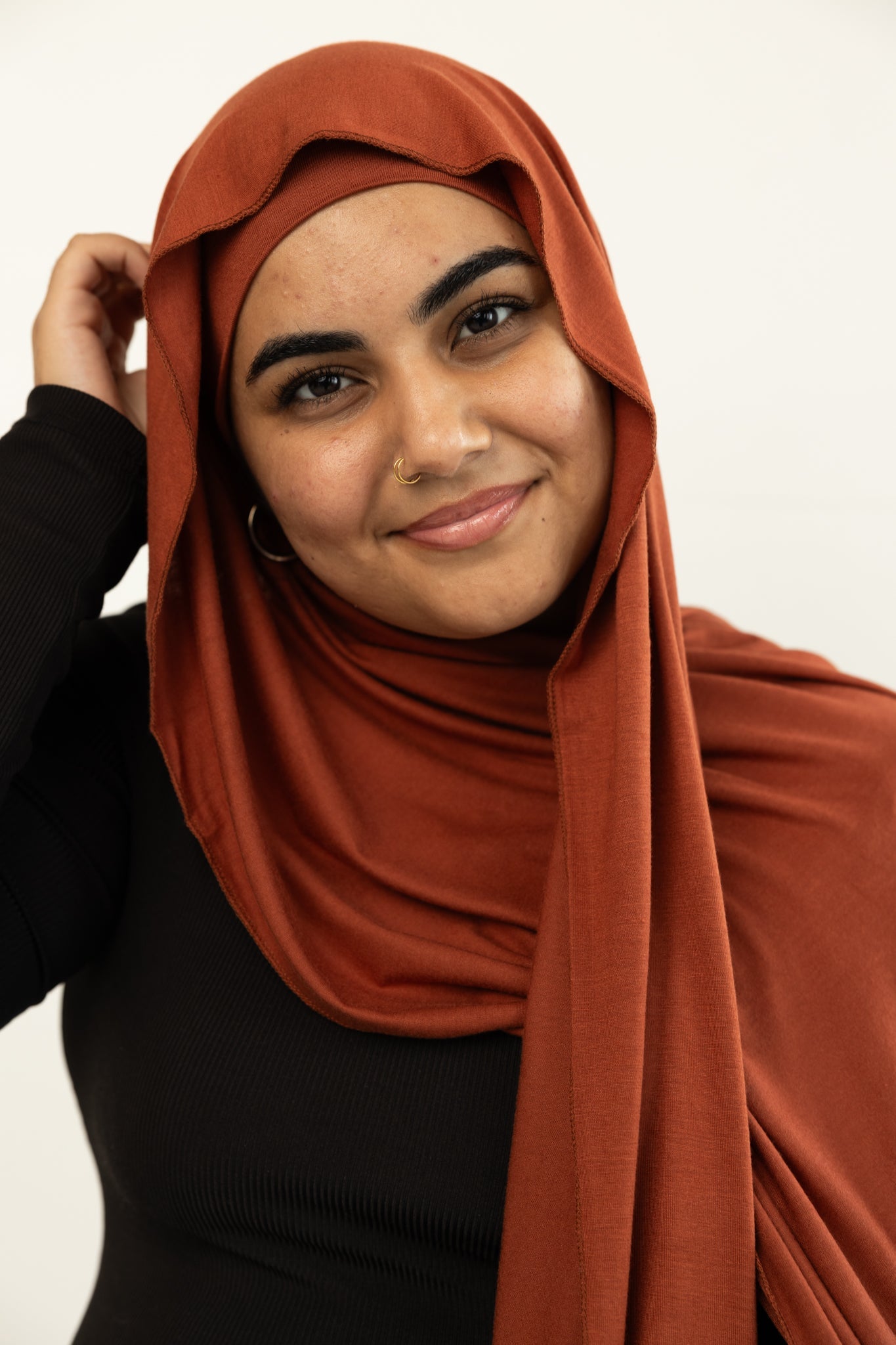 Jersey Hijab - Burnt Orange