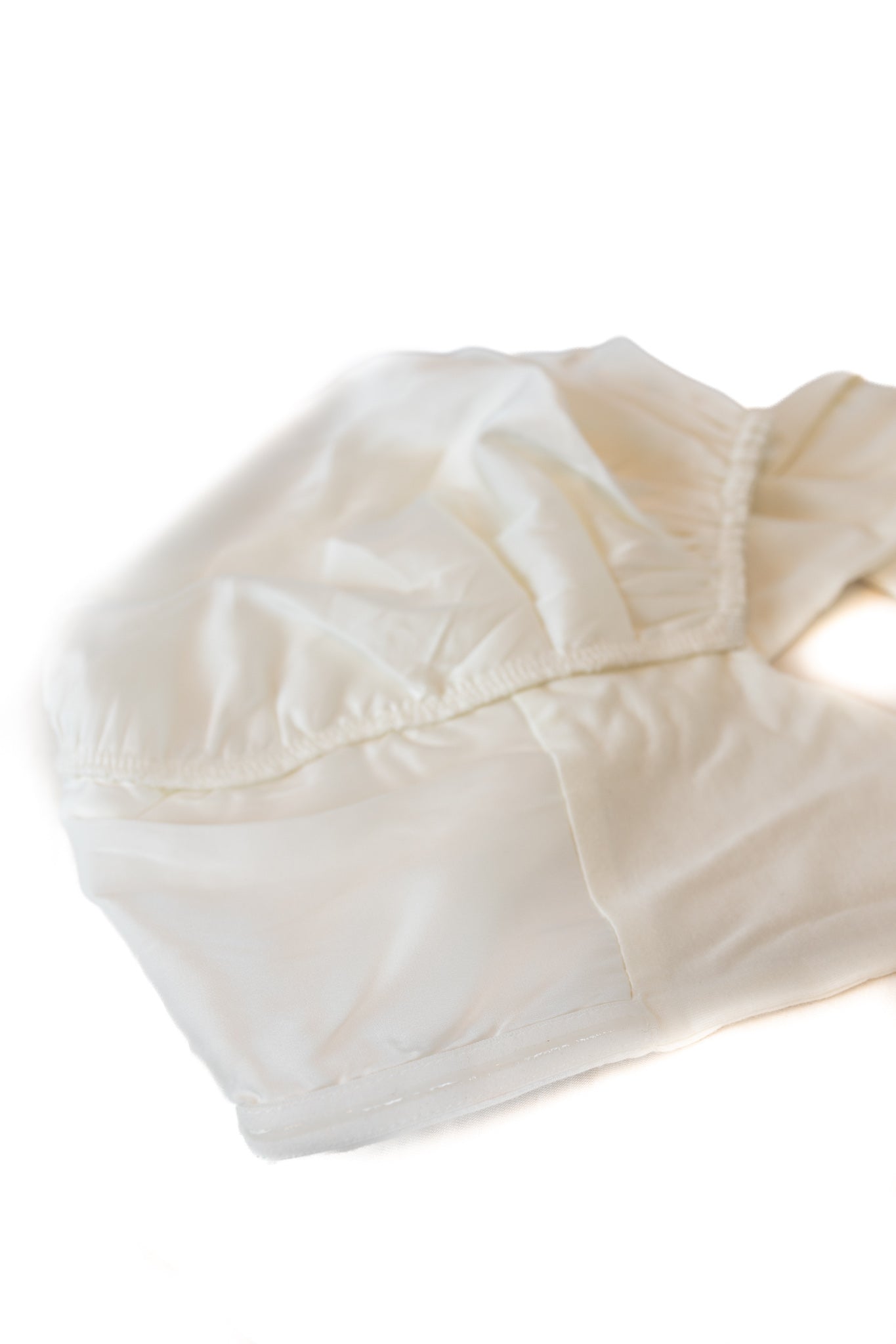 Satin Lined Under Cap - Off White