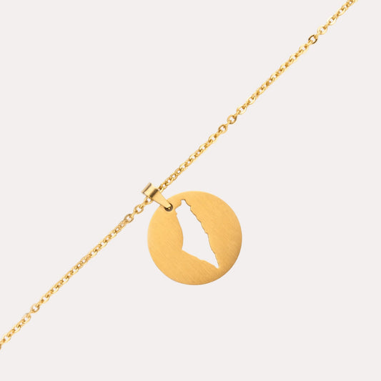 Palestine Map Necklace | 10% Profits Donated to Palestine