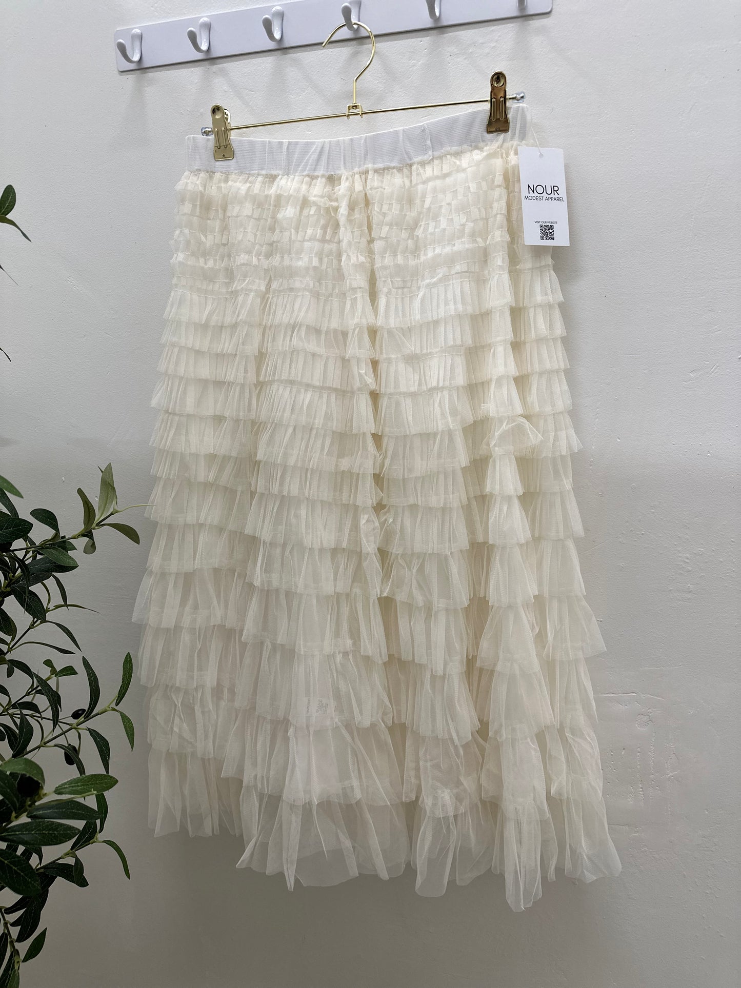 Tulle Midi Skirt