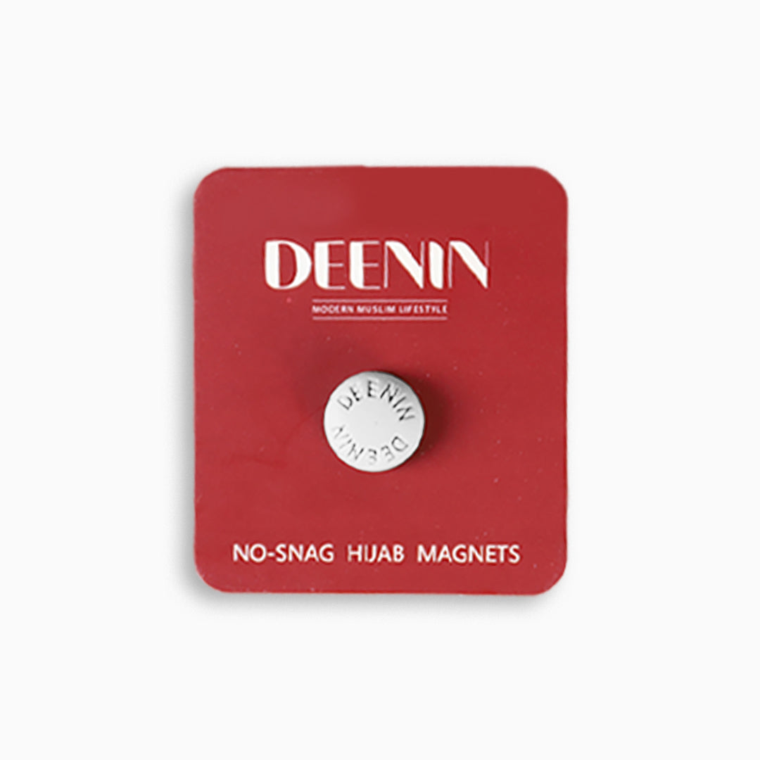 DEENIN Strong Magnetic Hijab Magnets - Secure Hold Without Damaging Your Scarf
