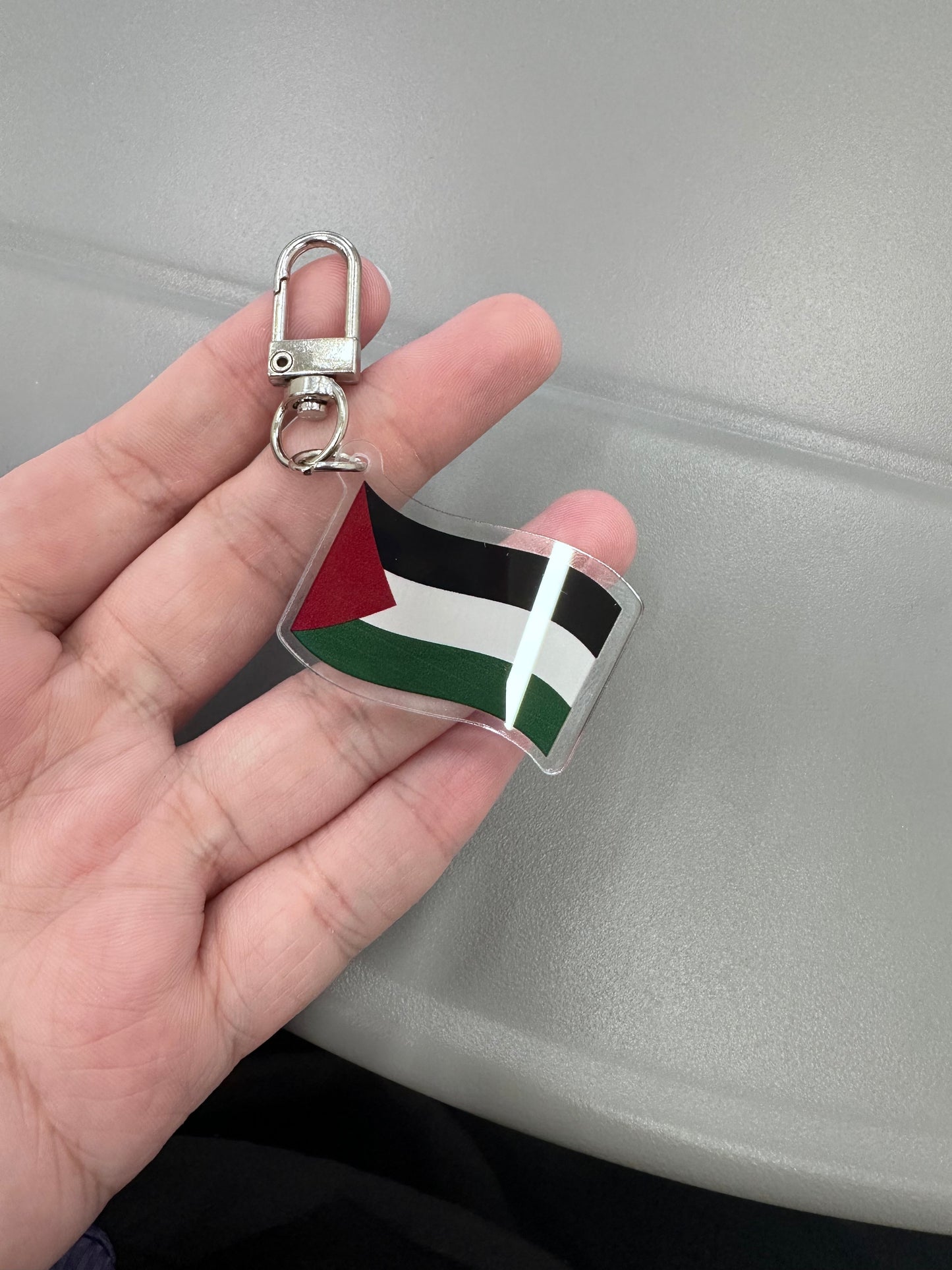 Palestine flag keychain