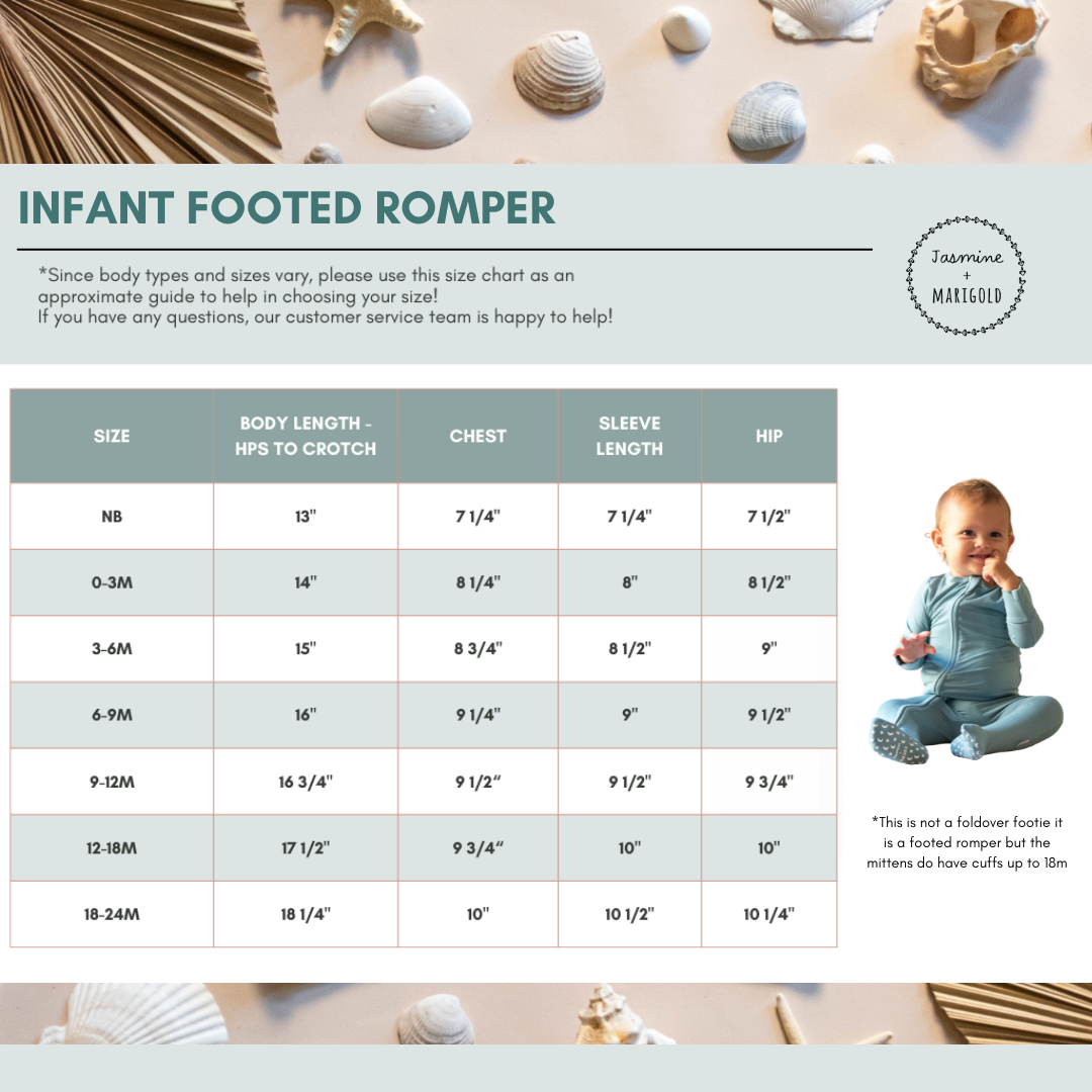 Pacific Solid Footed Romper