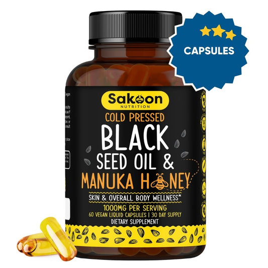 Black Seed Oil & Manuka Honey Capsules