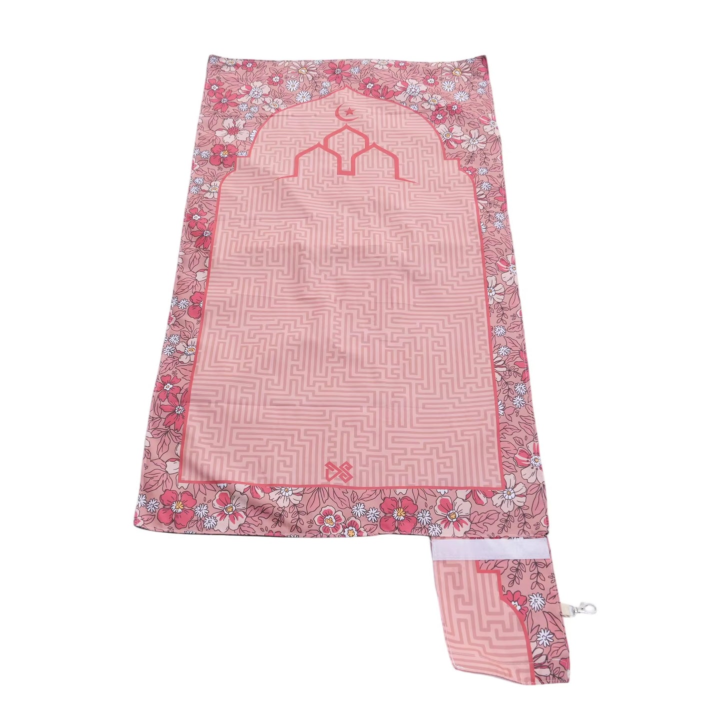 Floral Travel Prayer Mat Prayer Rug Pocketable