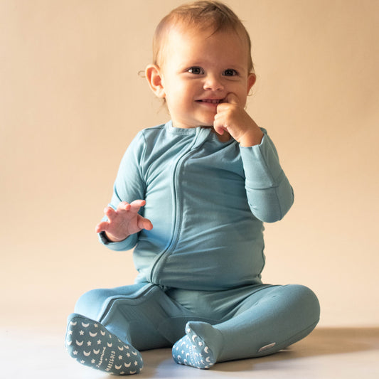 Pacific Solid Footed Romper