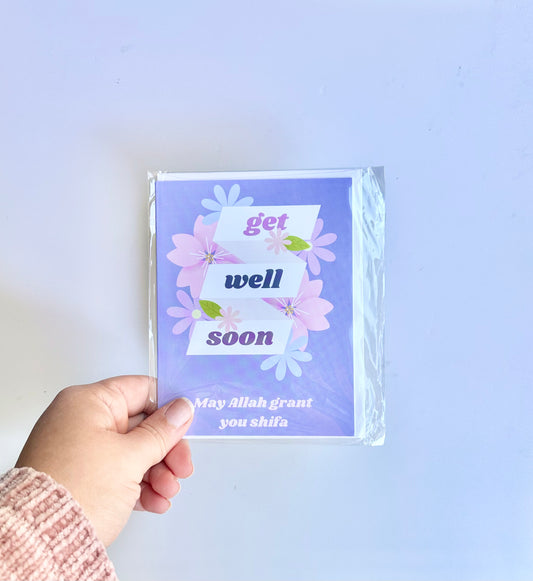 Get well soon greeting card 2