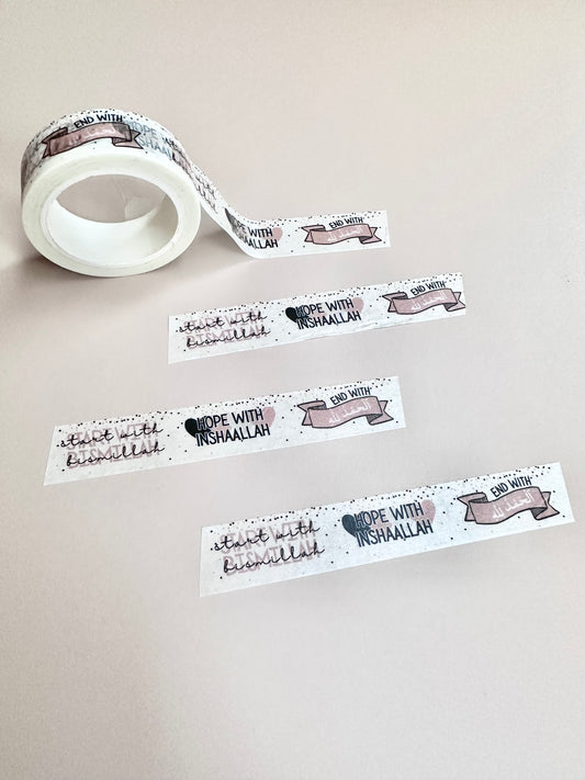 Start with Bismillah Washi Tape