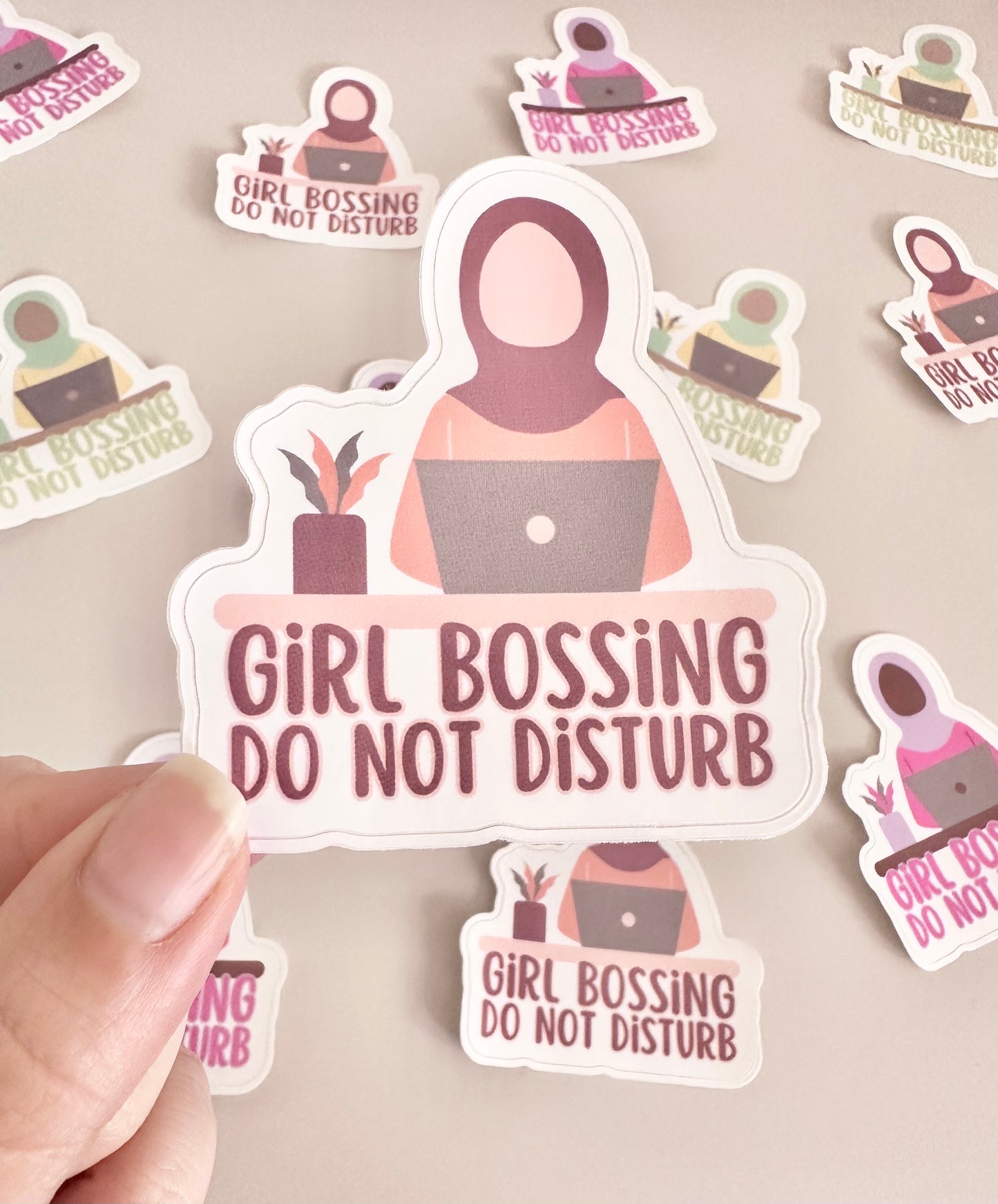 Girl bossing do not disturb Sticker