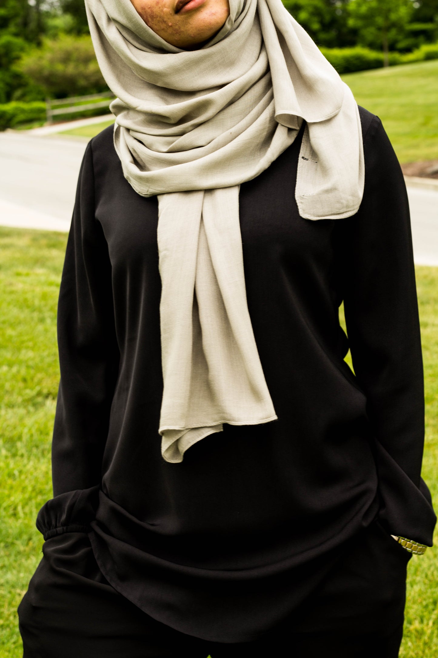 Bamboo Hijab - Dove Gray