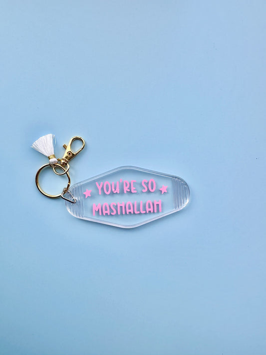 You are so mashaAllah Retro Keychain