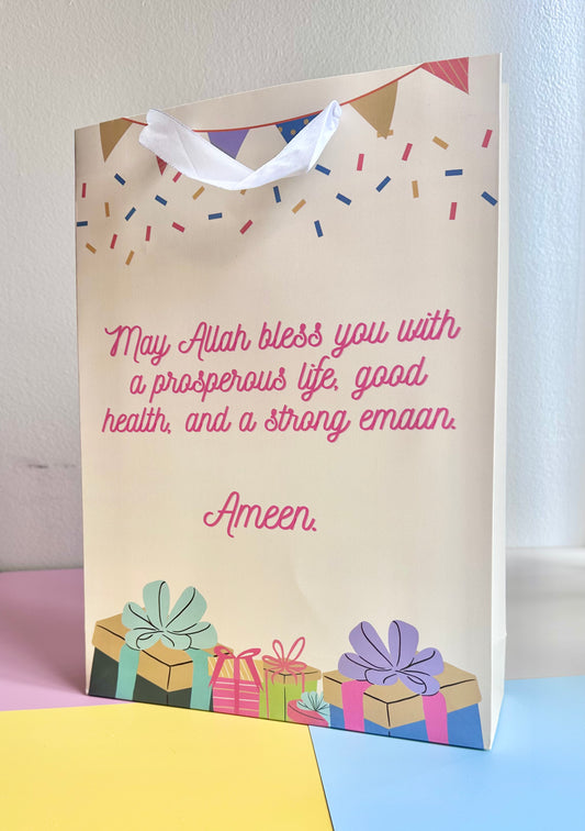 Best wishes - celebration gift bag