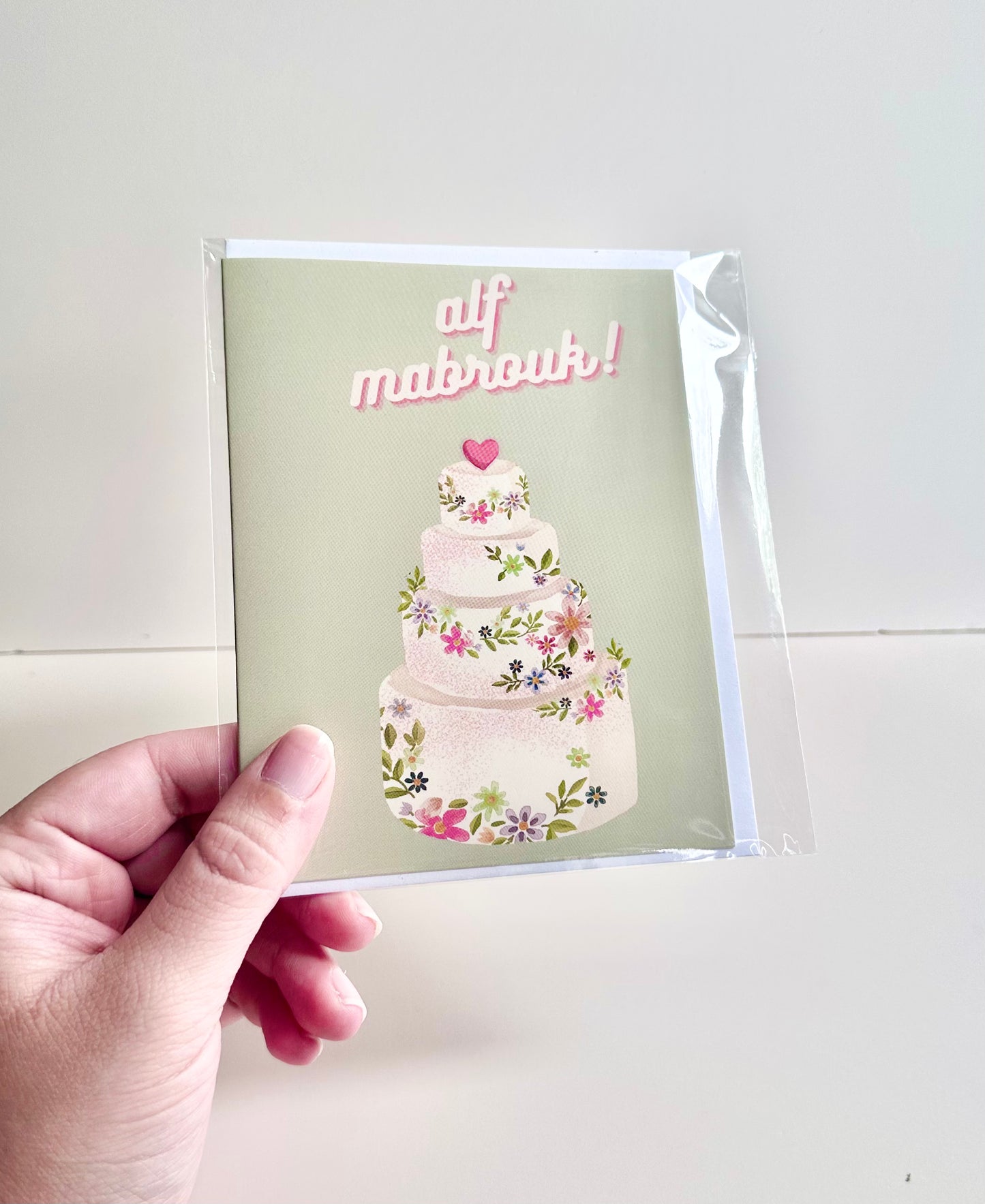 wedding congratulations greeting card style #1