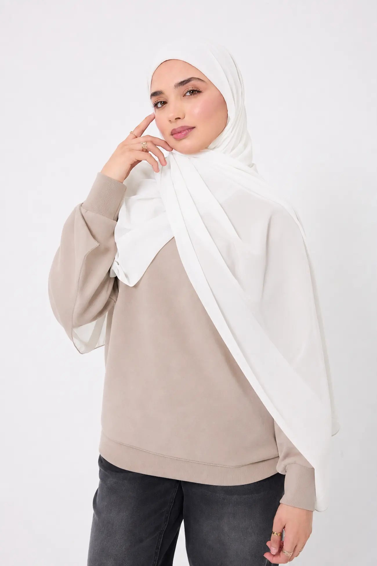 Instant Hijab - 2 in 1 Chiffon & Full Coverage