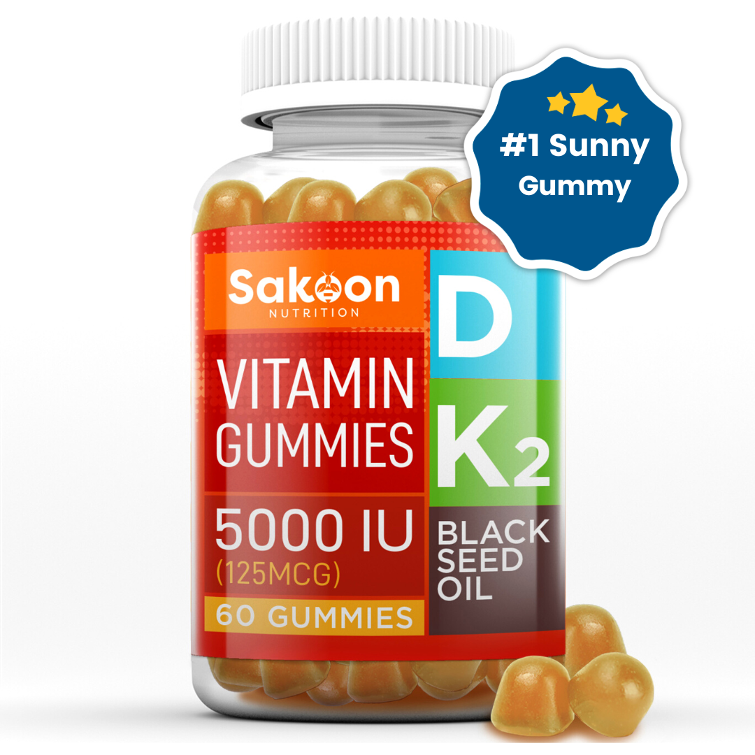 5000 IU Vitamin D3 With Vitamin K2 & Black Seed Oil