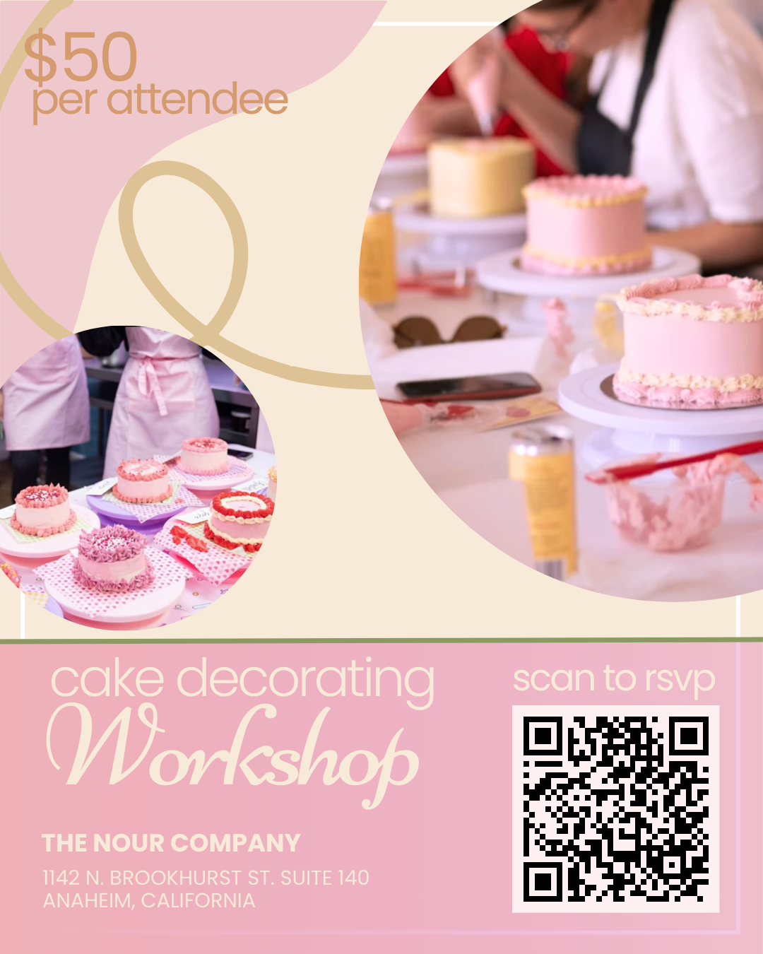 Cake decorating workshop