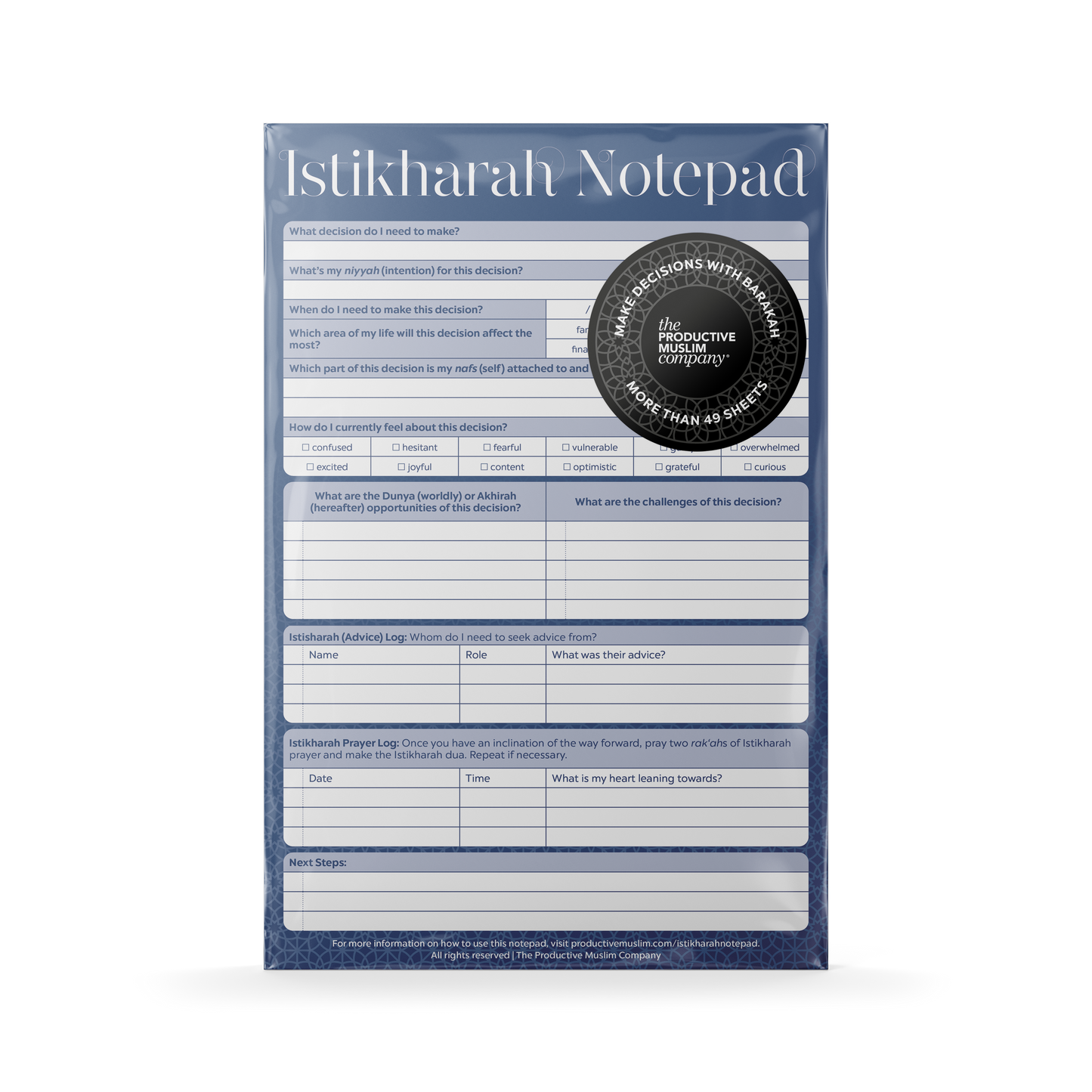 Istikharah Notepad