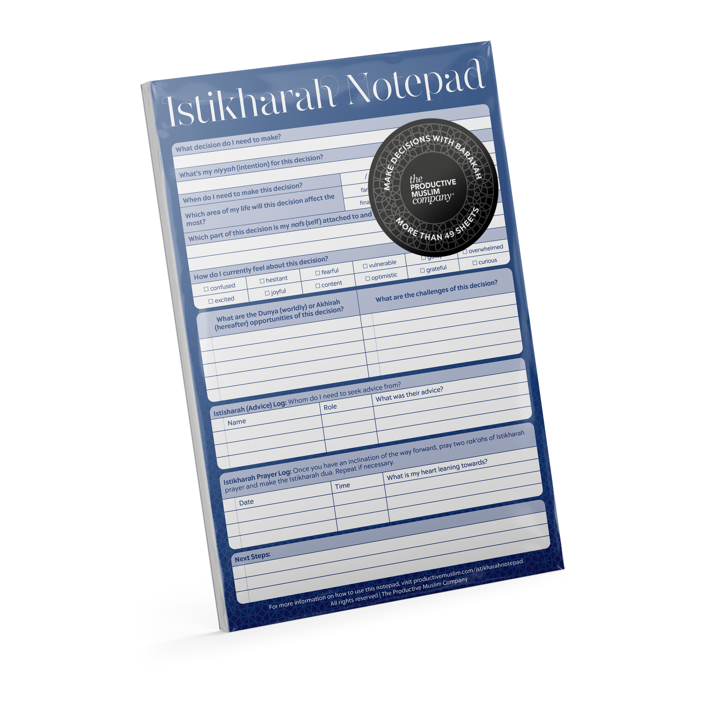 Istikharah Notepad