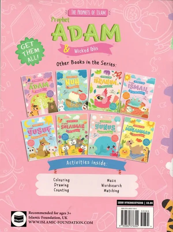 Prophet Adam and Wicked Iblis Activity Book