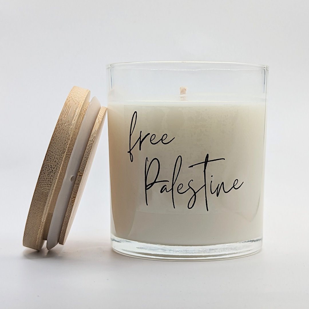 Free Palestine Candle