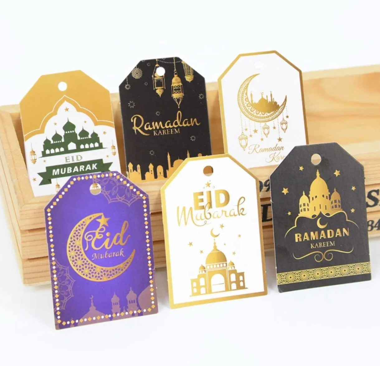 Eid Mubarak Gift tags 24pcs