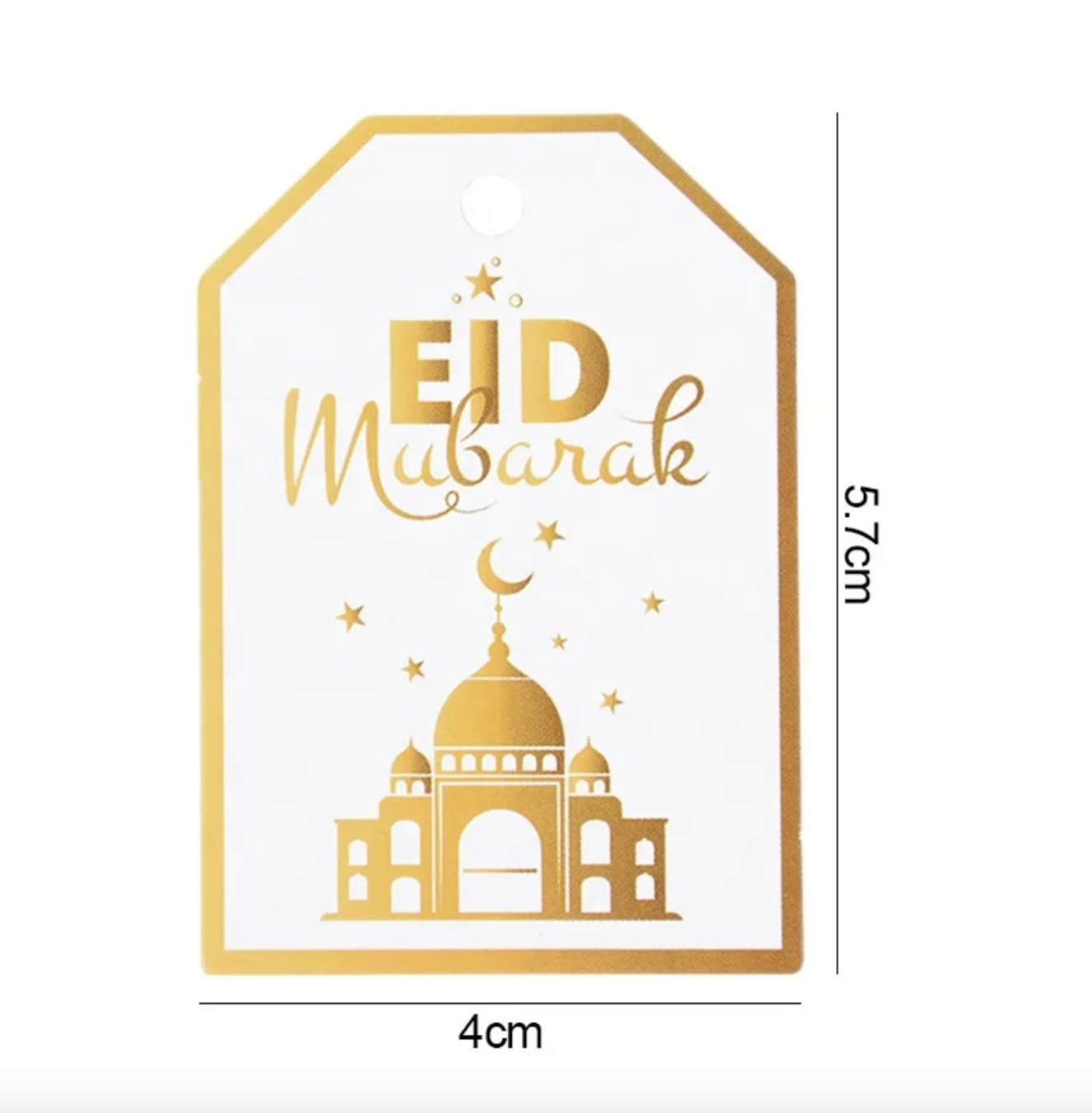 Eid Mubarak Gift tags 24pcs