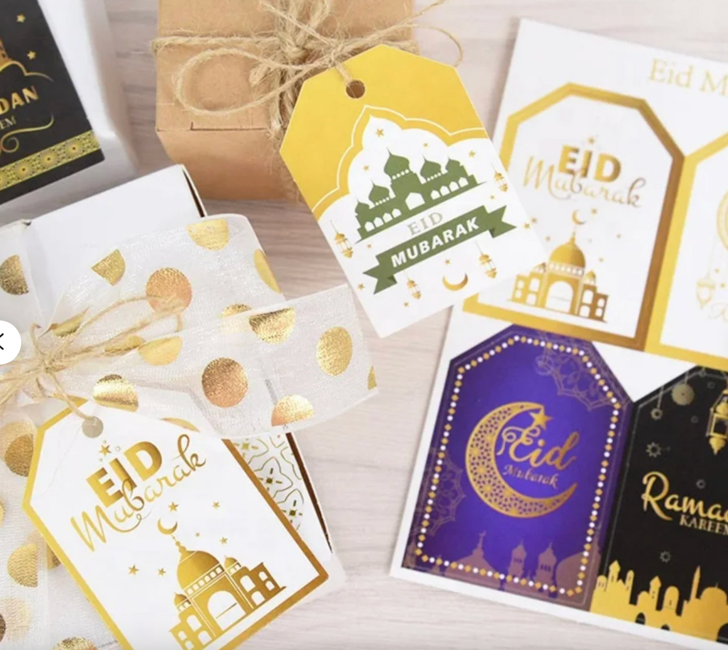 Eid Mubarak Gift tags 24pcs