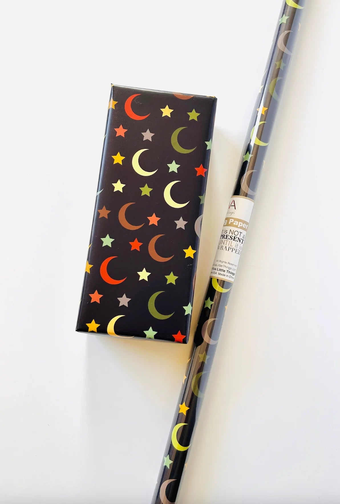 VLT Set of 3 Wrapping Paper Crescents & Stars