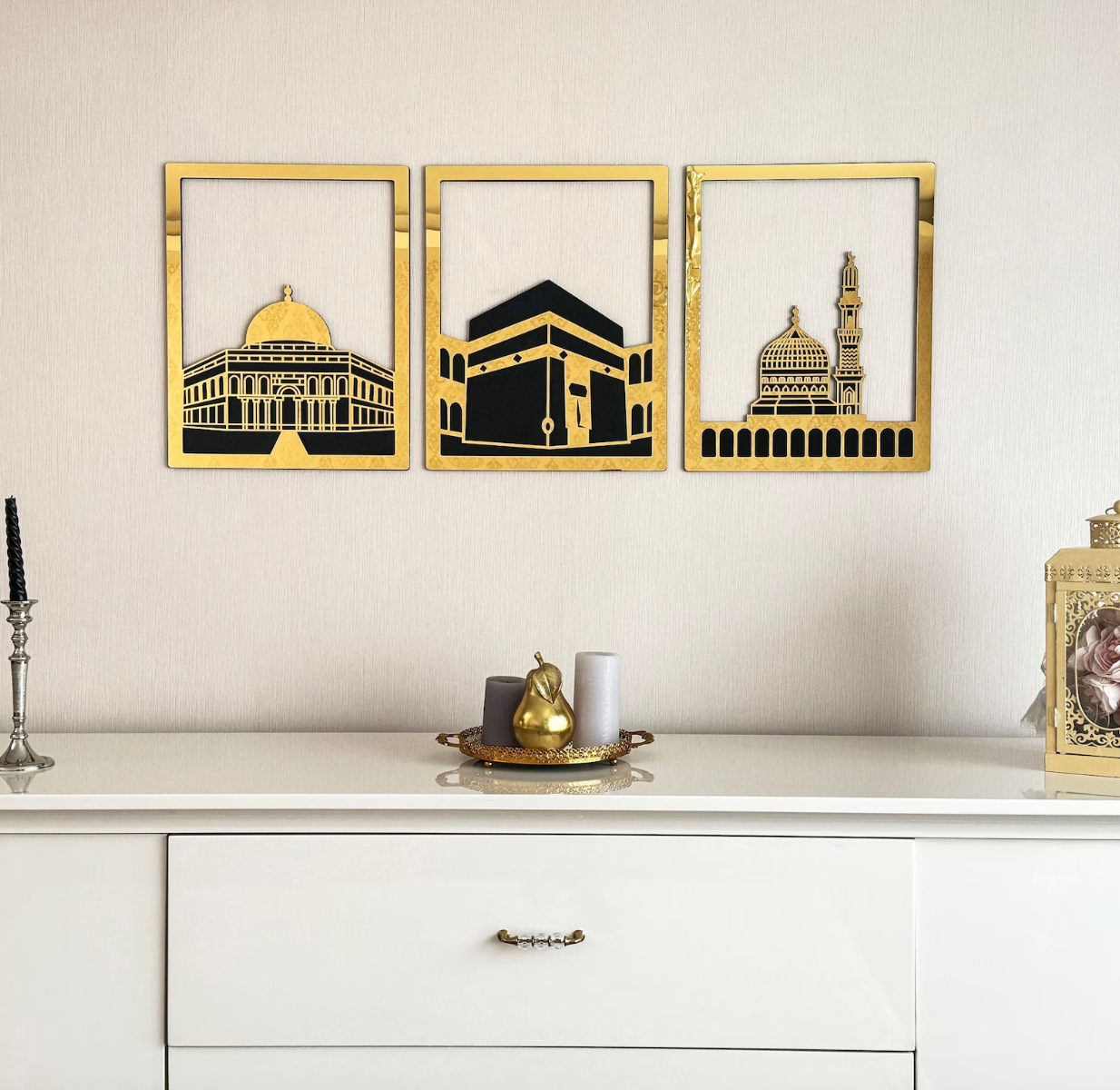 Islamic Wall Art set of 3