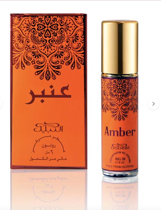 Amber - 6 ml Roll On Perfume Oil by Nabeel