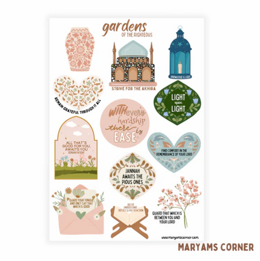 MC Gardens Of Righteous Sticker Sheet