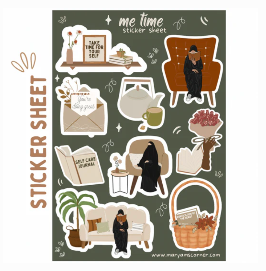 MC Me Time Sticker Sheet