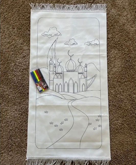 TNC DIY Kids Coloring Prayer Mat