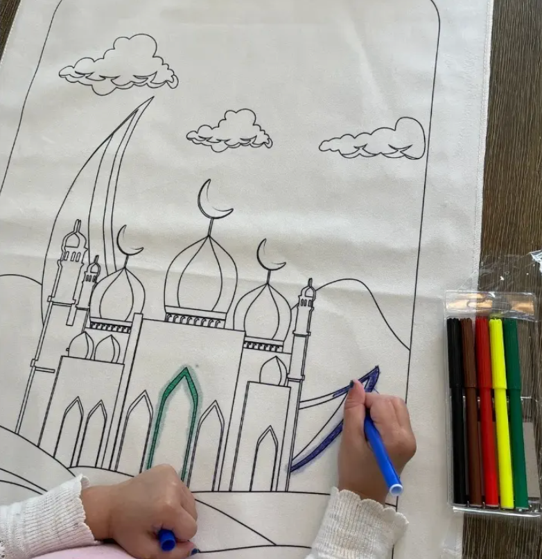 TNC DIY Kids Coloring Prayer Mat