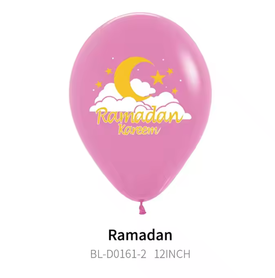 10pc Ramadan latex 12-inch balloons