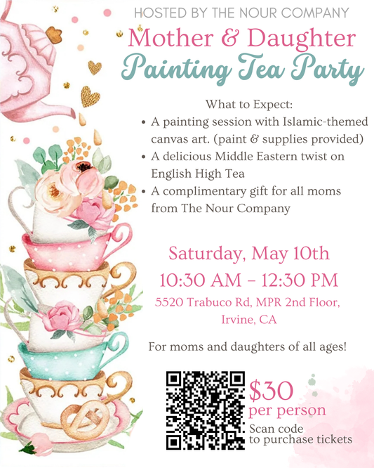Mother & Daughter Islamic Art Sip & Paint Tea Party