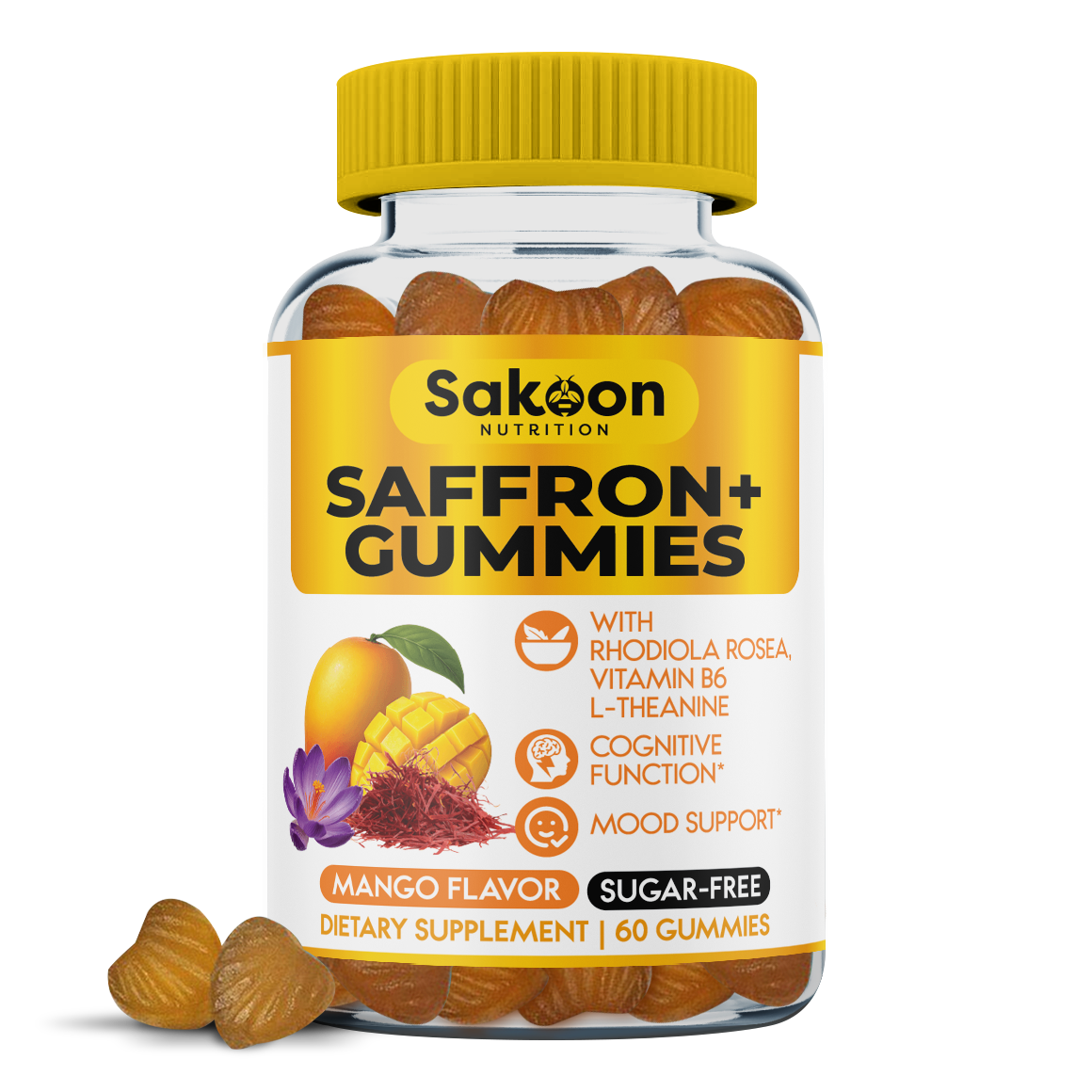 Sugar-Free Saffron Mood Gummies