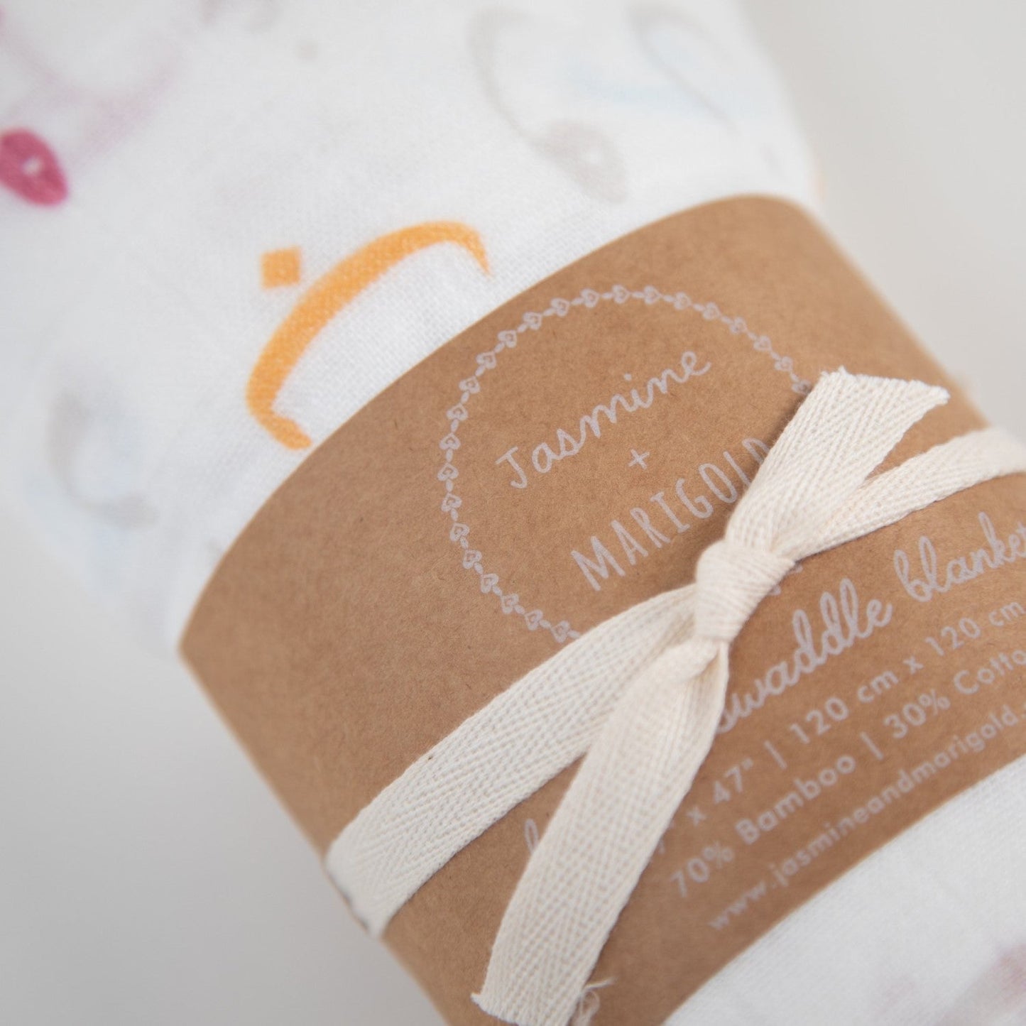 Arabic Alphabet Muslin Swaddle