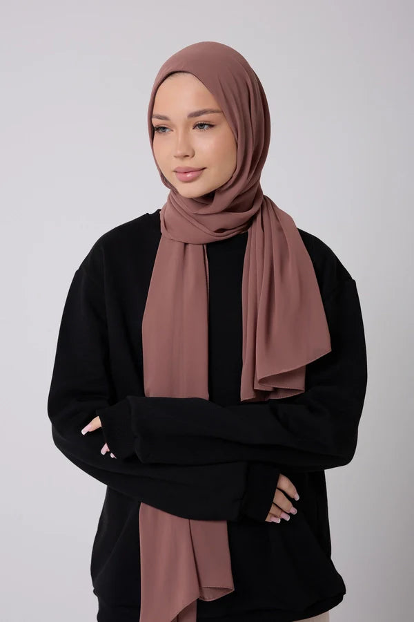 Instant Hijab - 2 in 1 Chiffon & Tube