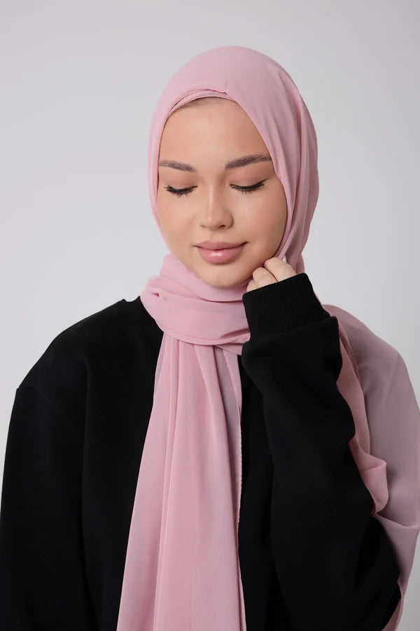 Instant Hijab - 2 in 1 Chiffon & Tube