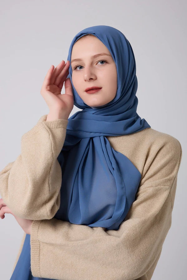 Instant Hijab - 2 in 1 Chiffon & Tube