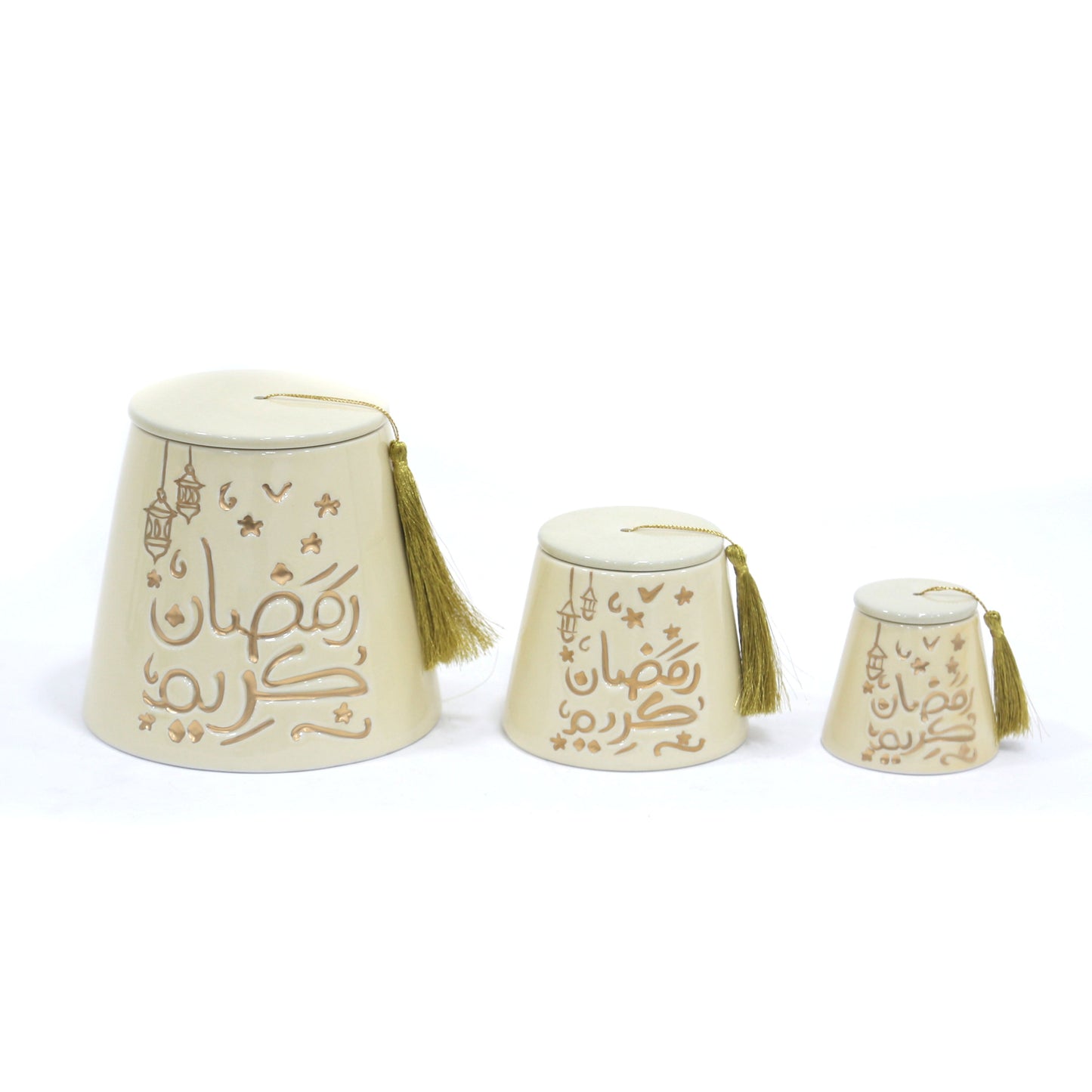 Timeless Whimsy Tarboosh Box with Ramadan Kareem Design