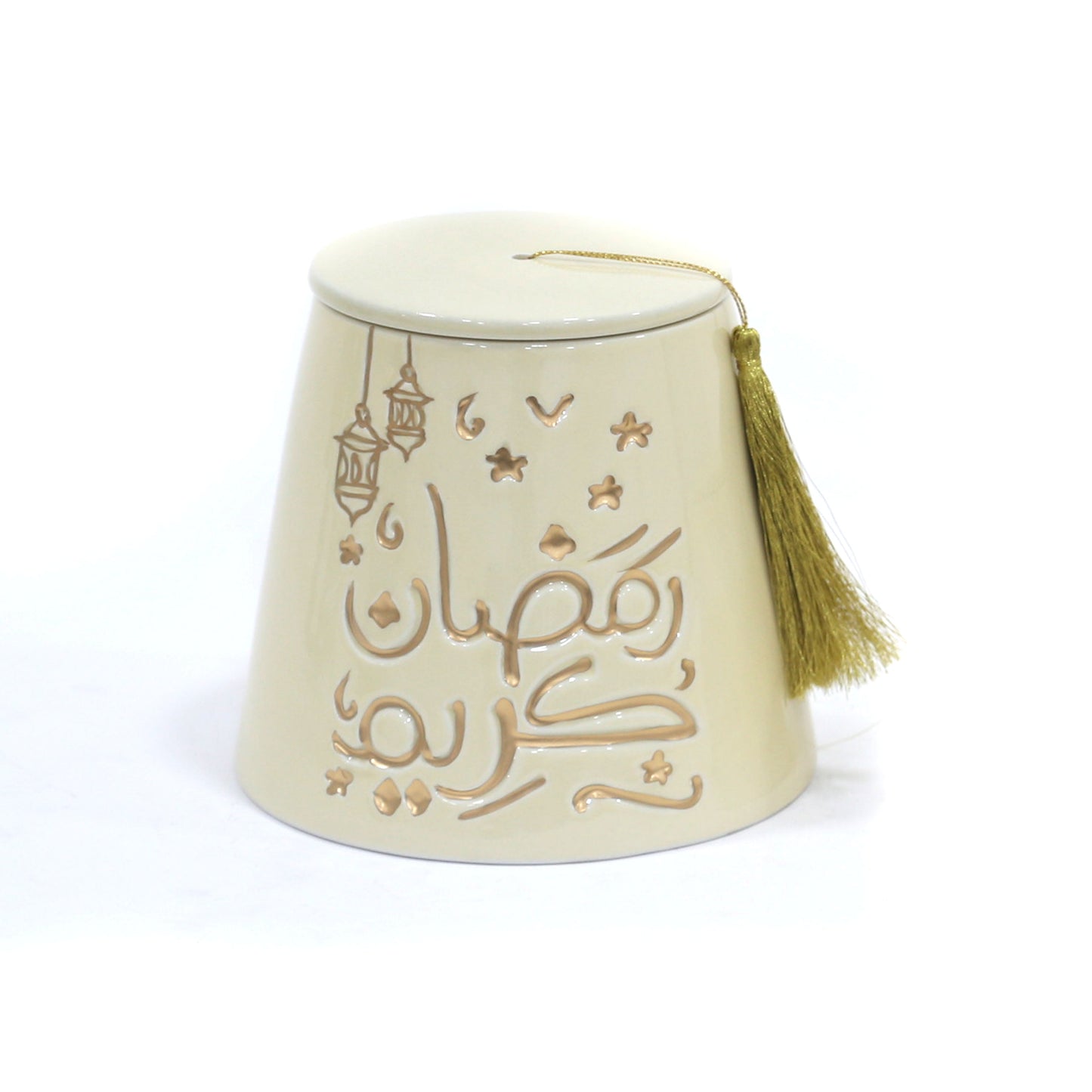 Timeless Whimsy Tarboosh Box with Ramadan Kareem Design
