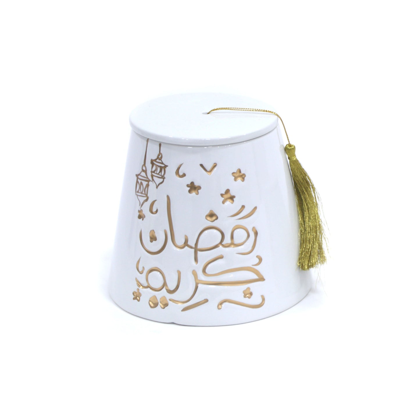 Timeless Whimsy Tarboosh Box with Ramadan Kareem Design