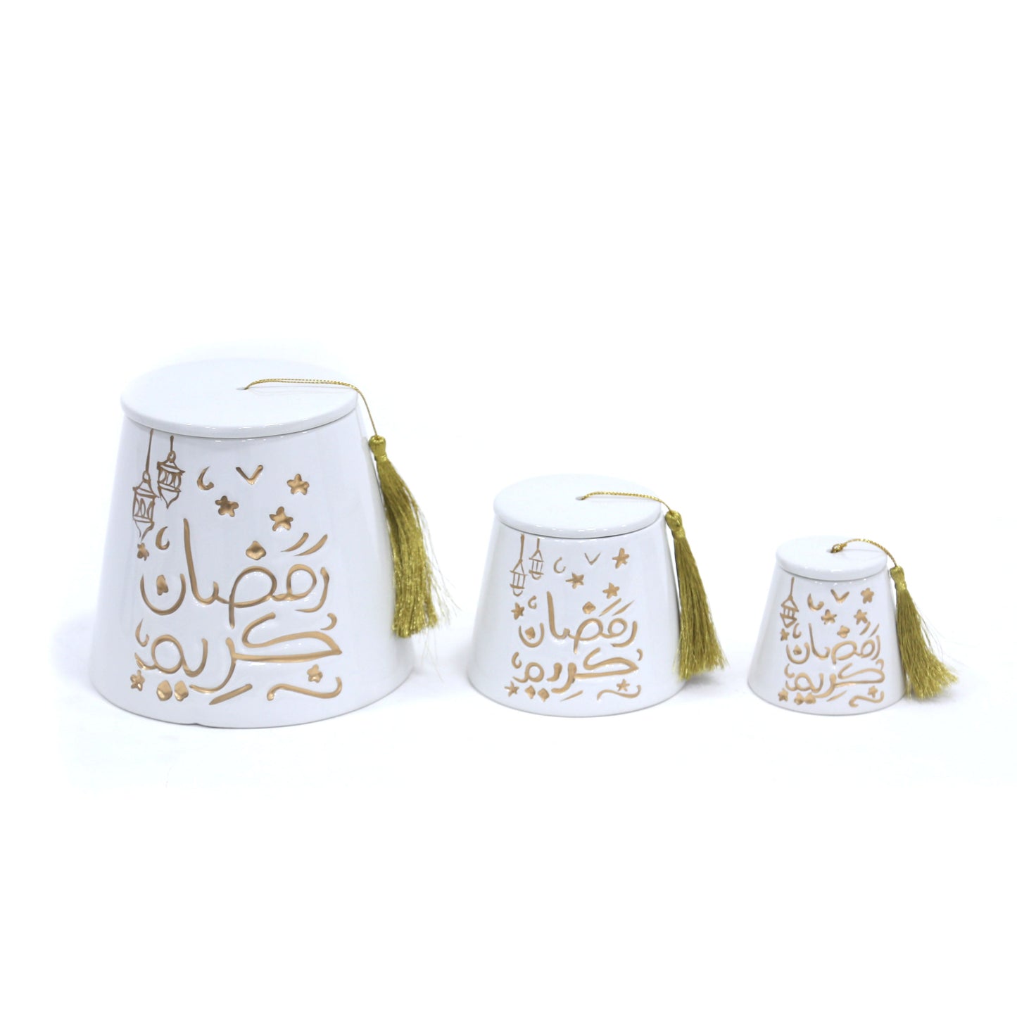 Timeless Whimsy Tarboosh Box with Ramadan Kareem Design