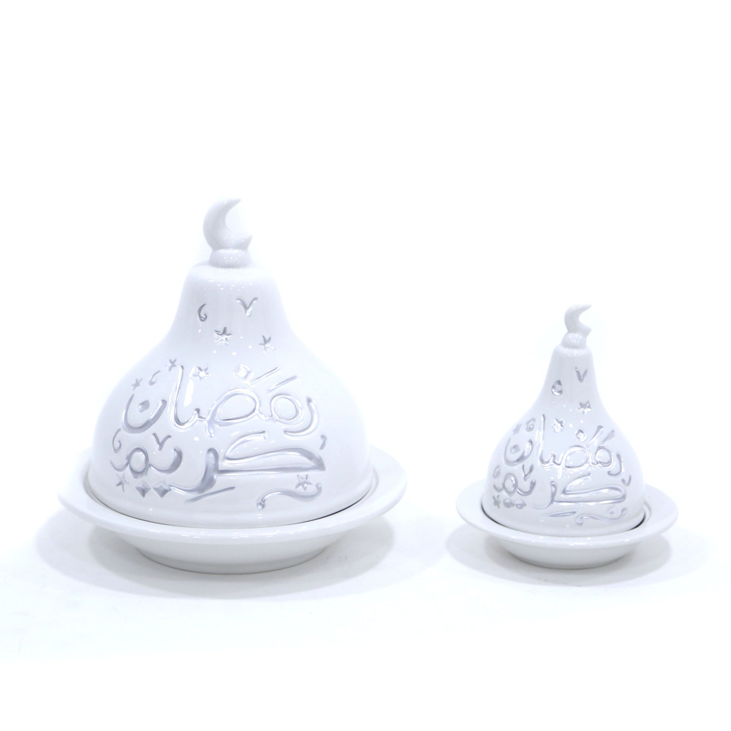 Timeless Whimsy Serve Dome with Ramadan Kareem Design
