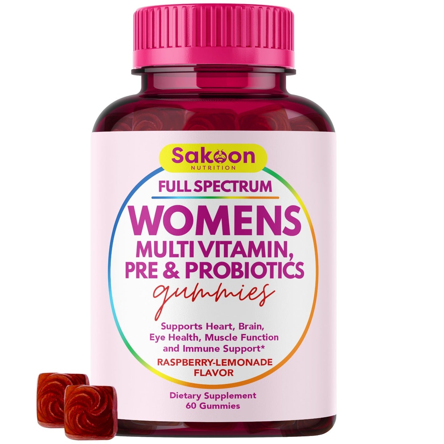 Womens Full Spectrum Multivitamin with Pre+Probiotics Gummy