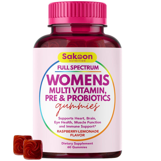 Womens Full Spectrum Multivitamin with Pre+Probiotics Gummy