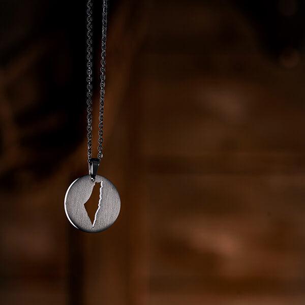 Palestine Map Necklace | 10% Profits Donated to Palestine