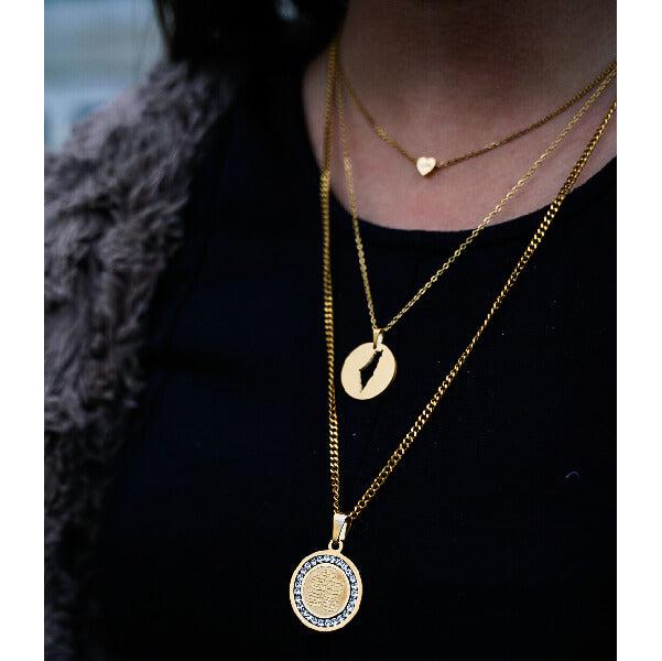 Palestine Map Necklace | 10% Profits Donated to Palestine